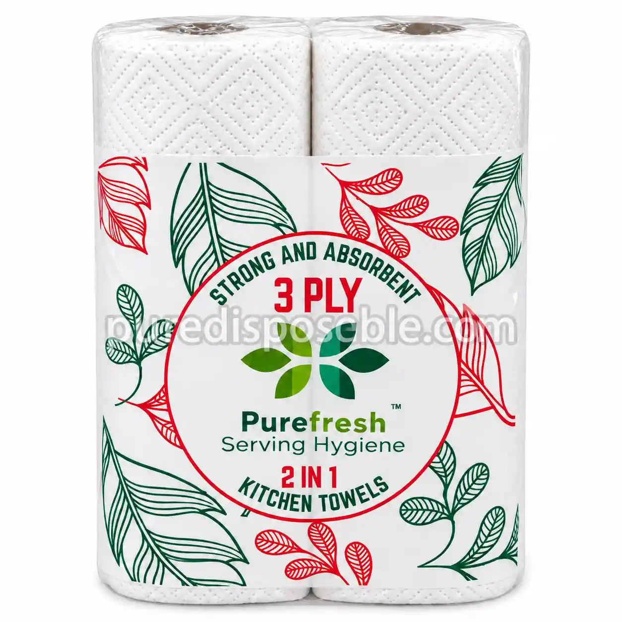 2 IN 1 PUREFRESH 3 PLY