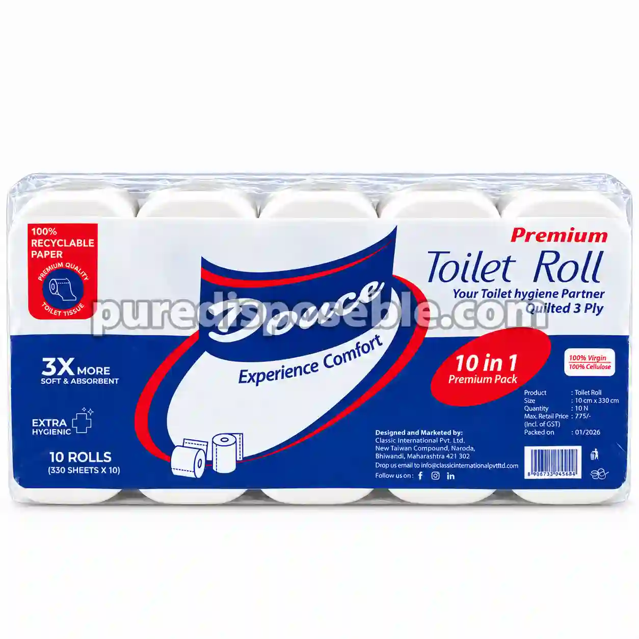 DOUCE 10 IN 1 3PLY