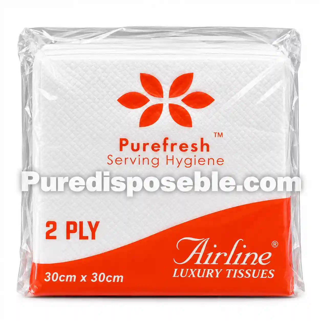 PUREFRESH 12X12 2PLY ( 100 PCS )